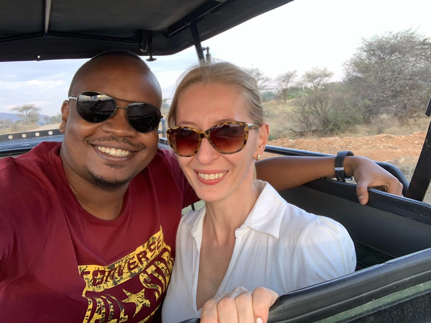 Chris & Olia Kinoti, owners of African Oasis Safaris
