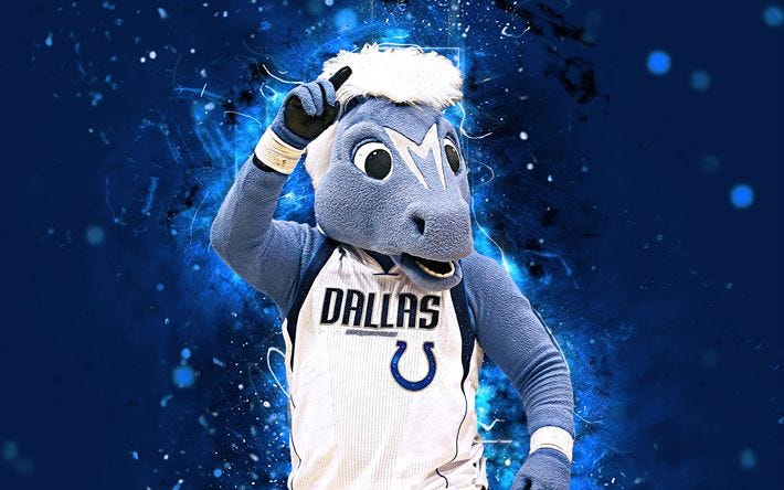 Download wallpapers Champ, 4k, mascot, Dallas Mavericks, basketball ...