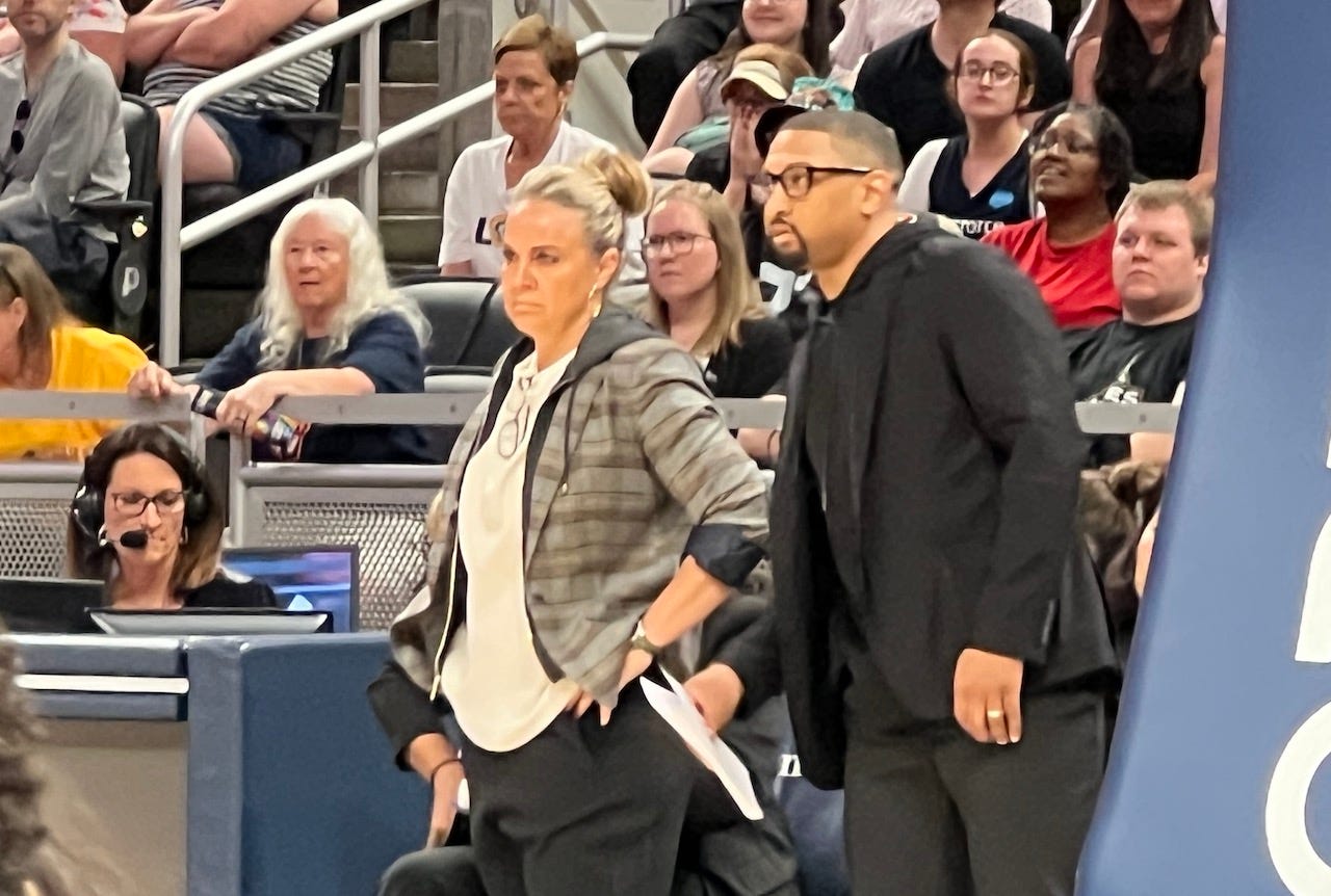 Becky Hammon hired Tyler Marsh in 2022 after taking the Aces’ job.