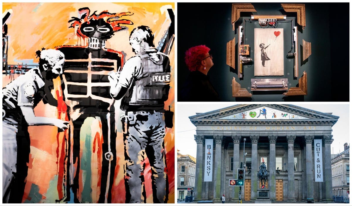 Banksy Cut & Run: First look at iconic street artist Banksy's Cut & Run  solo exhibition being held in Glasgow | Edinburgh News