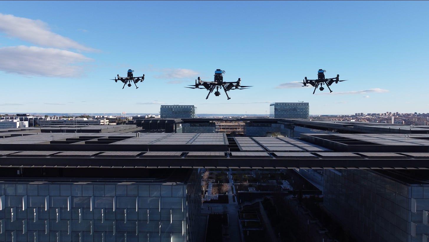 Telefónica launches autonomous drone fleet management solution to maximise  security - Telefónica