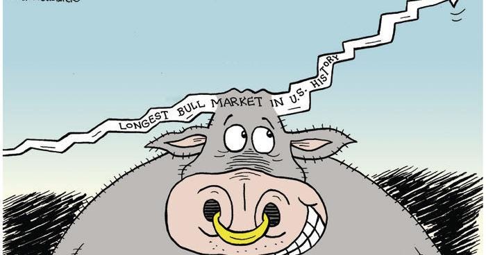 Longest Bull Market | Cartoon | dnronline.com
