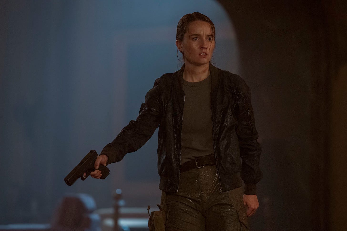 Kaitlyn Dever as Abby in The Last of Us Season 2, Episode 7, “Convergence.” Kaitlyn Dever as Abby in The Last of Us Season 2, Episode 7, “Convergence.”