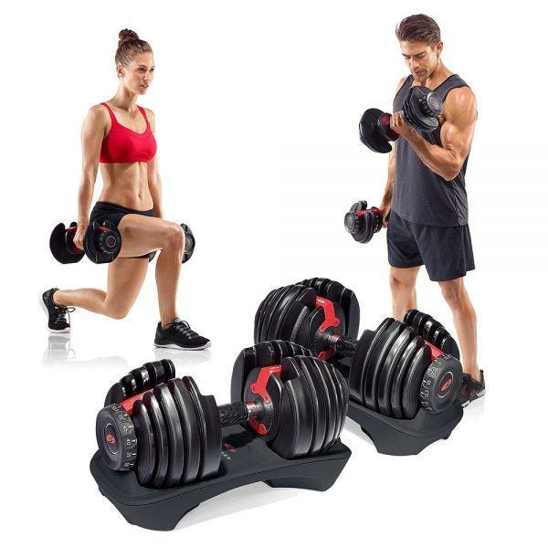 Bowflex SelectTech 552 Adjustable Dumbbells 2019 hottest holiday fitness gifts ideas