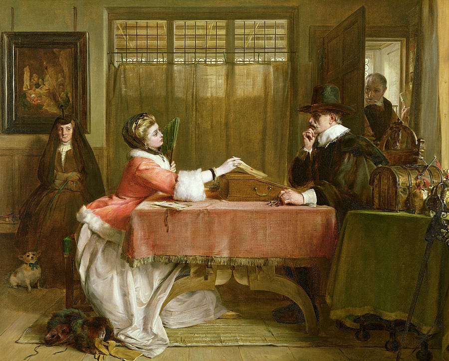 The Bankers Private Room, Negotiating Painting by John Callcott Horsley -  Fine Art America