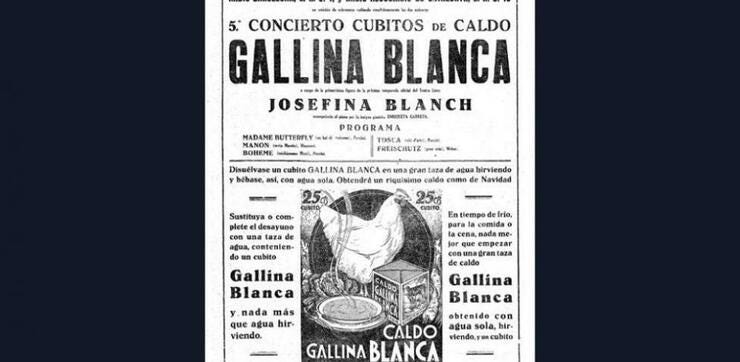 Primer anuncio en La Vanguardia 1937