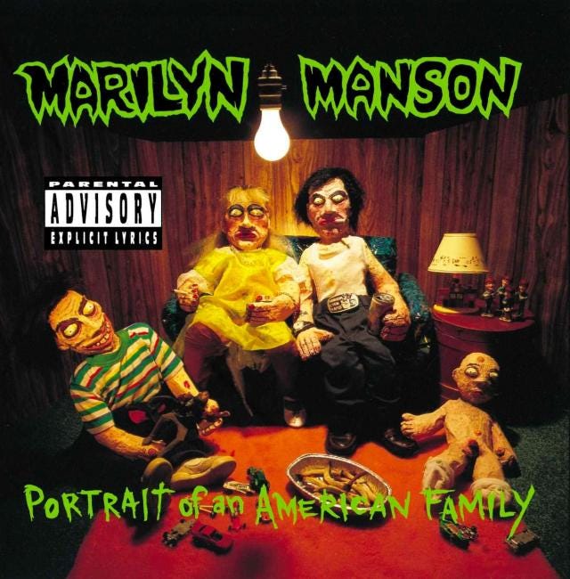 25 Years Ago, Marilyn Manson Debut With Portrait of an American Family