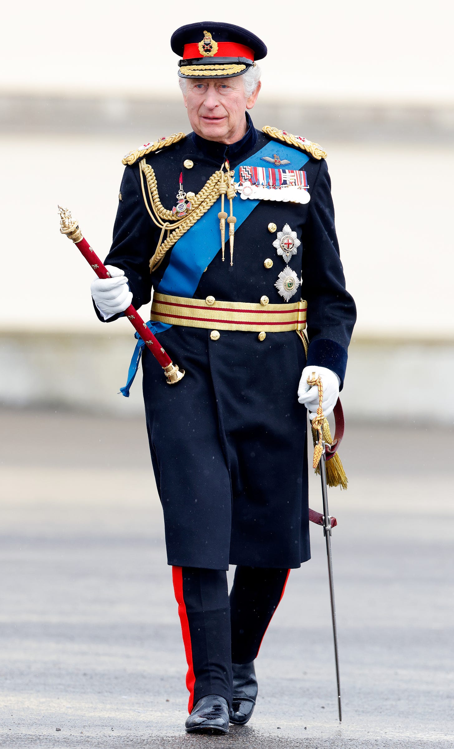 king charles in military uniform