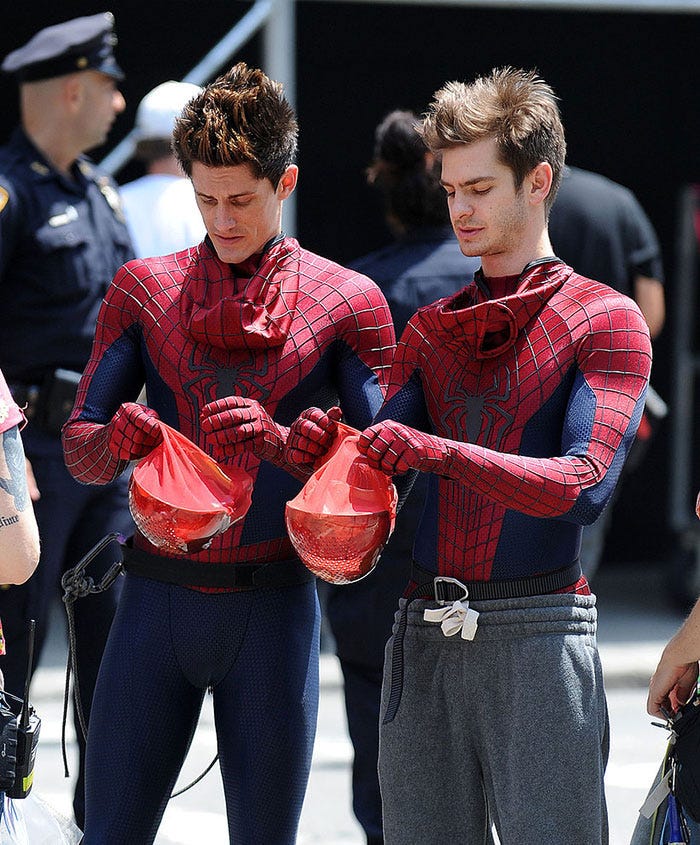 Marvel Avengers actors stunt doubles andrew garfield spider man 2018 700x532 (14)