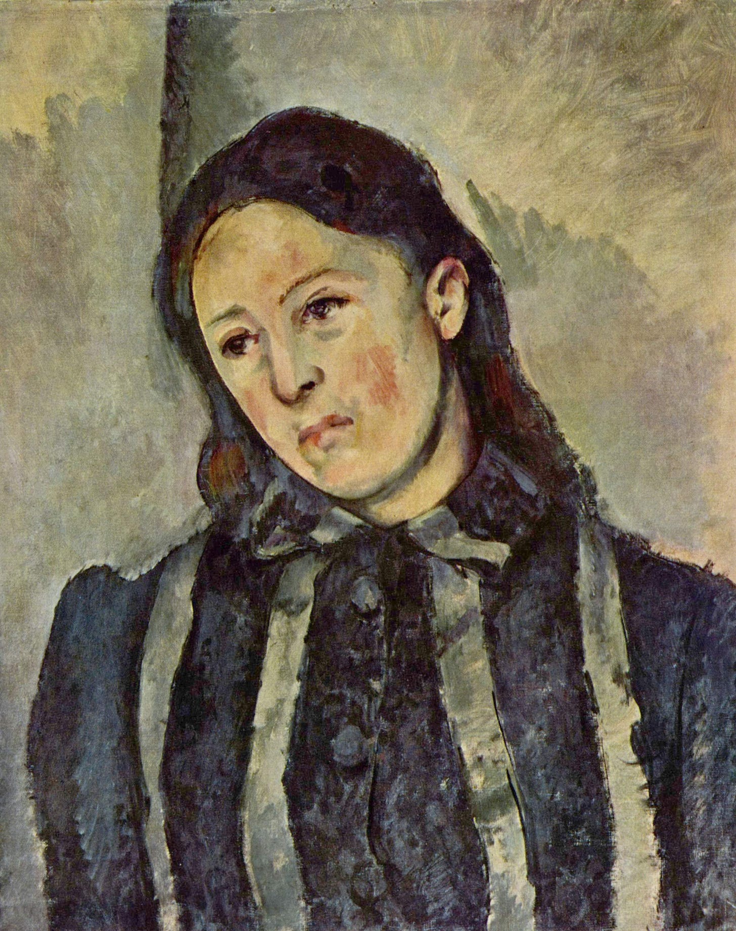 Portrait of Madame Cézanne with Loosened Hair - Wikipedia