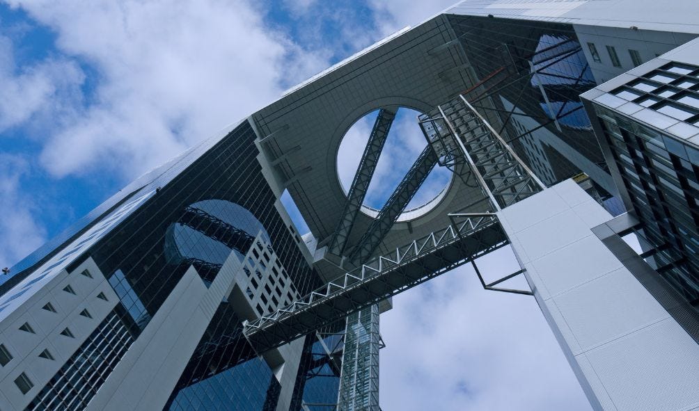 Umeda Sky Building and Kuchu Teien Observatory