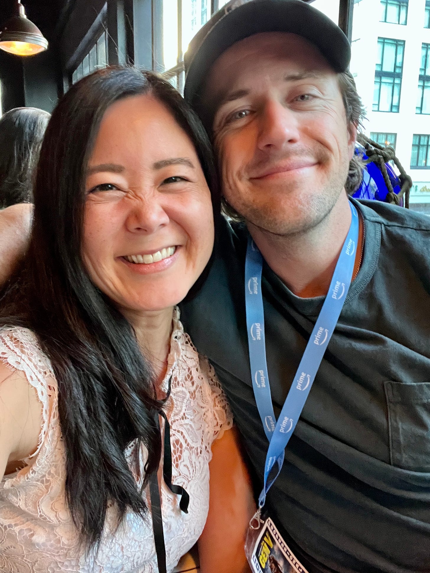 Evelyn Skye and Pierce Brown at San Diego Comic Con
