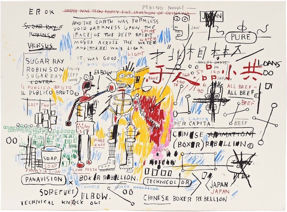 Jean-Michel Basquiat, Boxer Rebellion , 1982/83-2018 | Guy Hepner