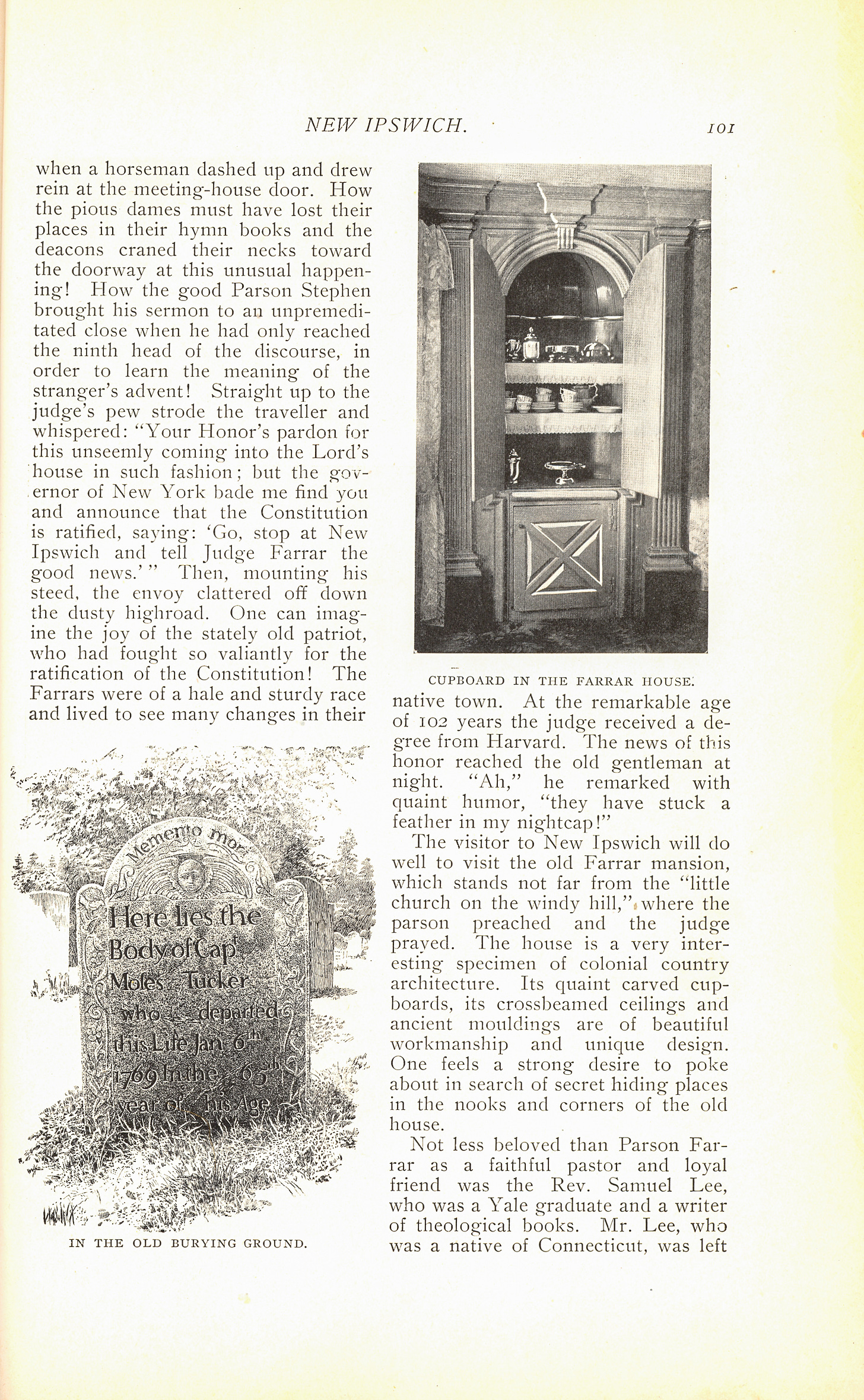 New England Magazine, March 1900, Page 101