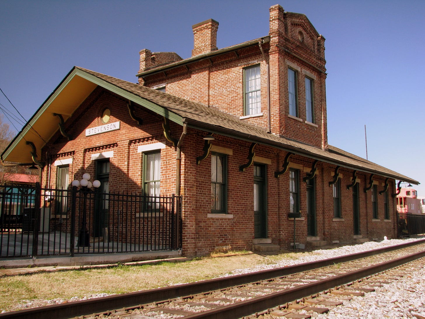 9 Historic Railroad Towns And Train Depots In Alabama