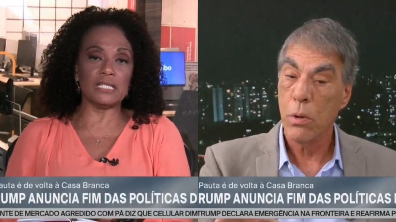 Demétrio Magnoli e Flávia Oliveira voltam a bater boca na GloboNews