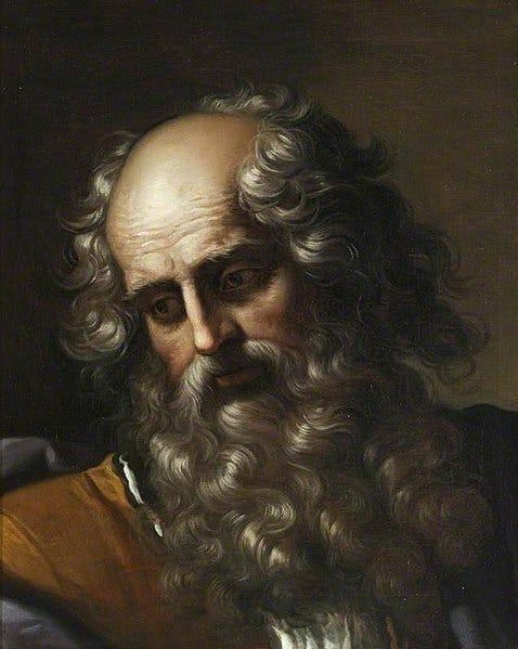 File:Benedetto Gennari the younger (1633-1715) - Head of Saint Paul - 1140136 - National Trust.jpg
