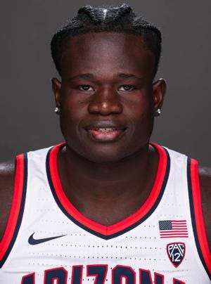 Oumar Ballo (11) -TUCSON, ARIZ. -- Men’s Basketball Headshots 2023-24
Sept. 20, 2023. 
Photo by Marison Bilagody / Arizona Athletics
