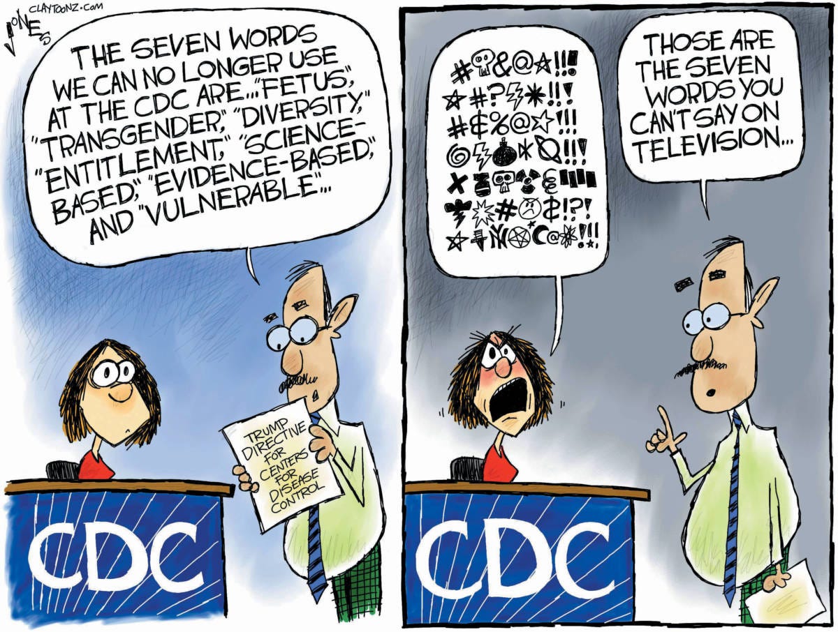 Cartoon: "Seven Banned Words" - The Independent | Southern Utah's ...