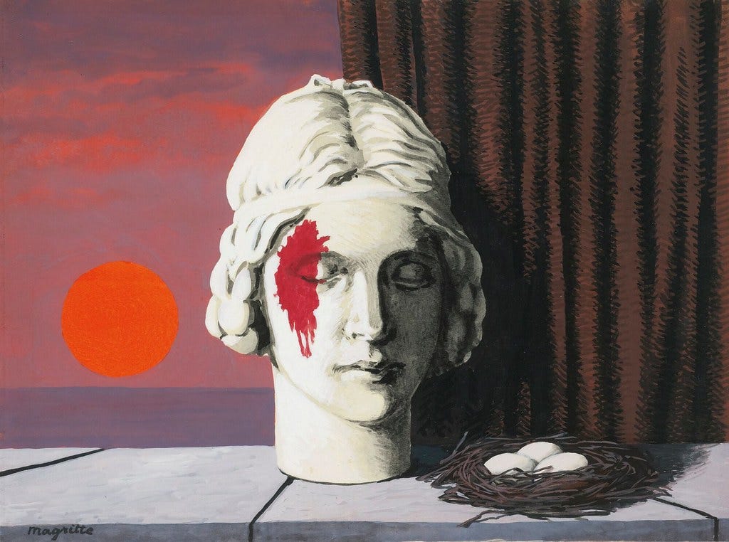René Magritte - Memory [c.1957] | [Sotheby's, New York - Oi… | Flickr