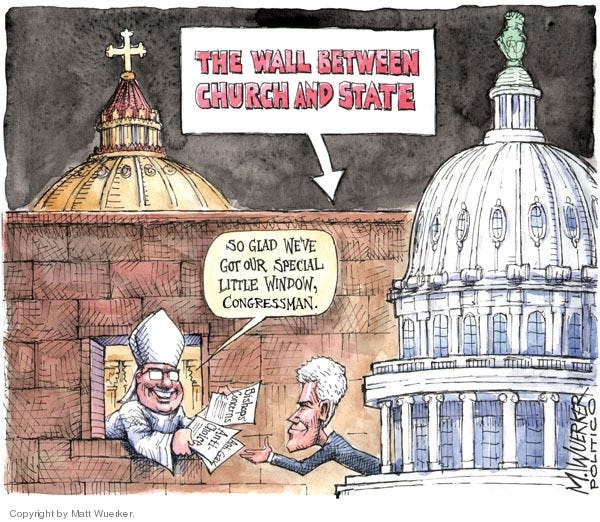 Matt Wuerker's Editorial Cartoons - Separation Of Church And State Editorial Cartoons | The ...