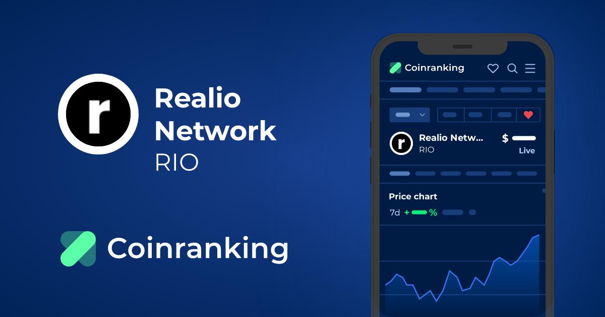 Realio Network Price Today - RIO to US dollar Live - Crypto | Coinranking