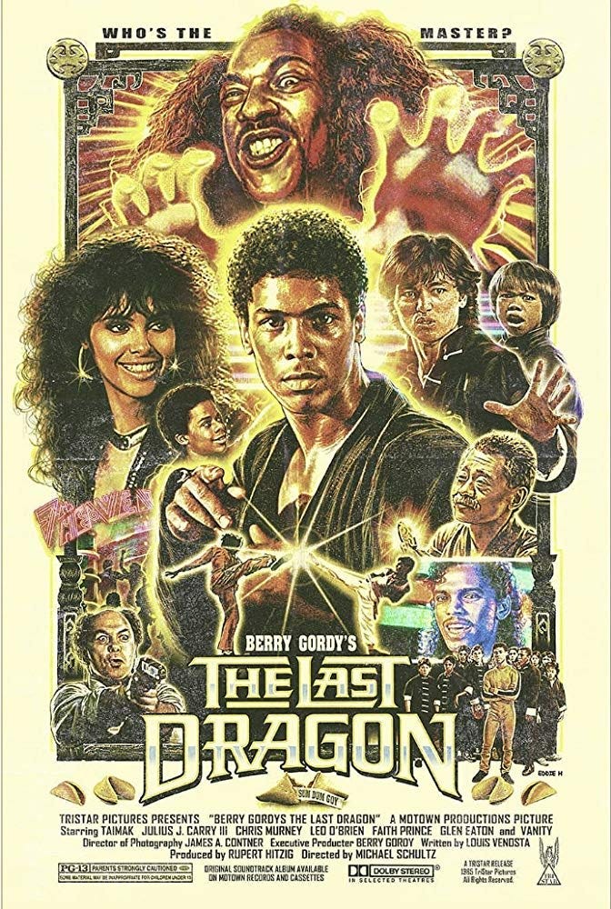 Motown's Campy 1985 Martial Arts/Music Mash-Up The Last Dragon Remains a  Winner. It's Got the Glow! — Nathan Rabin's Happy Place