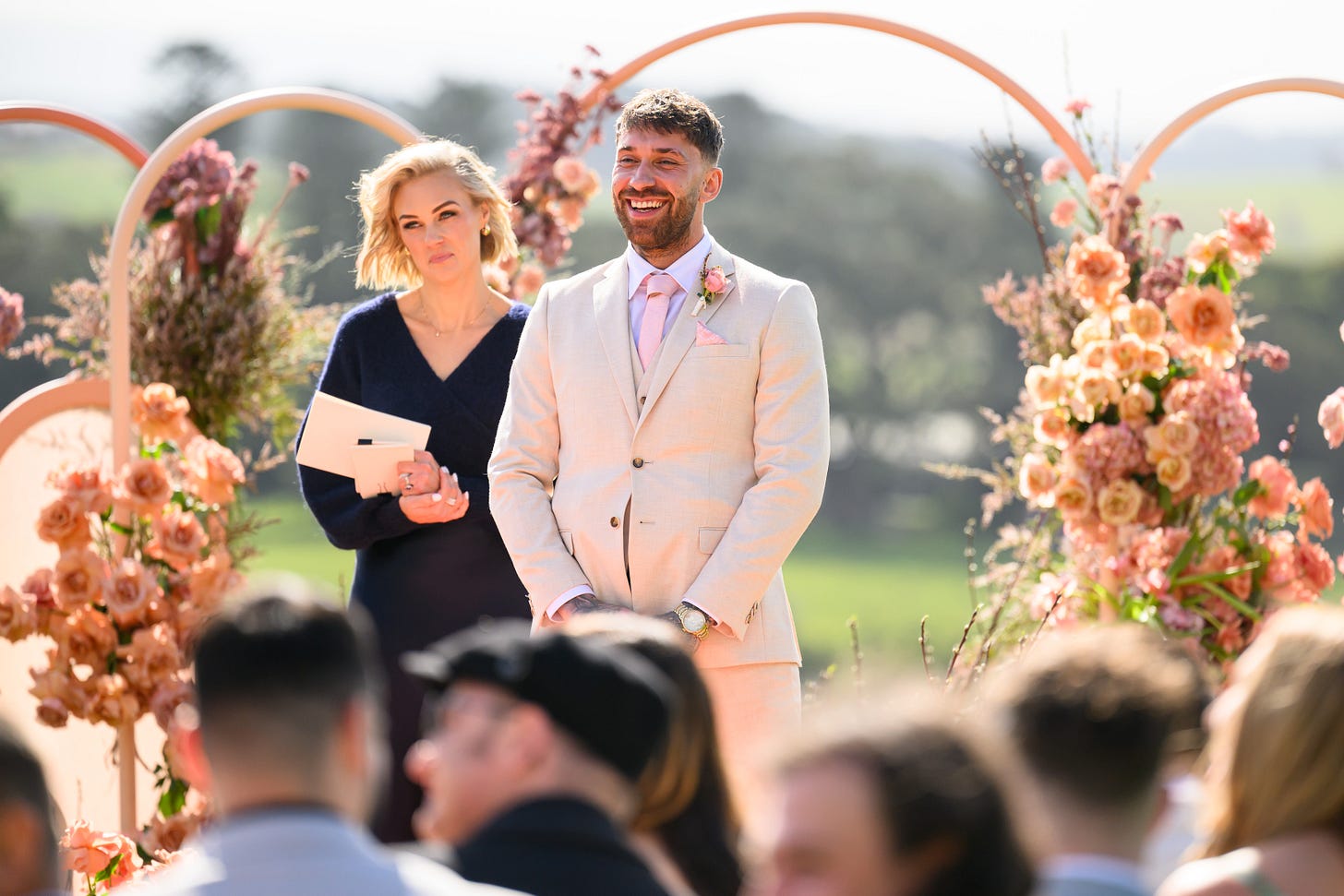 Billy Belcher waits for his new wife Sierah Swepstone.