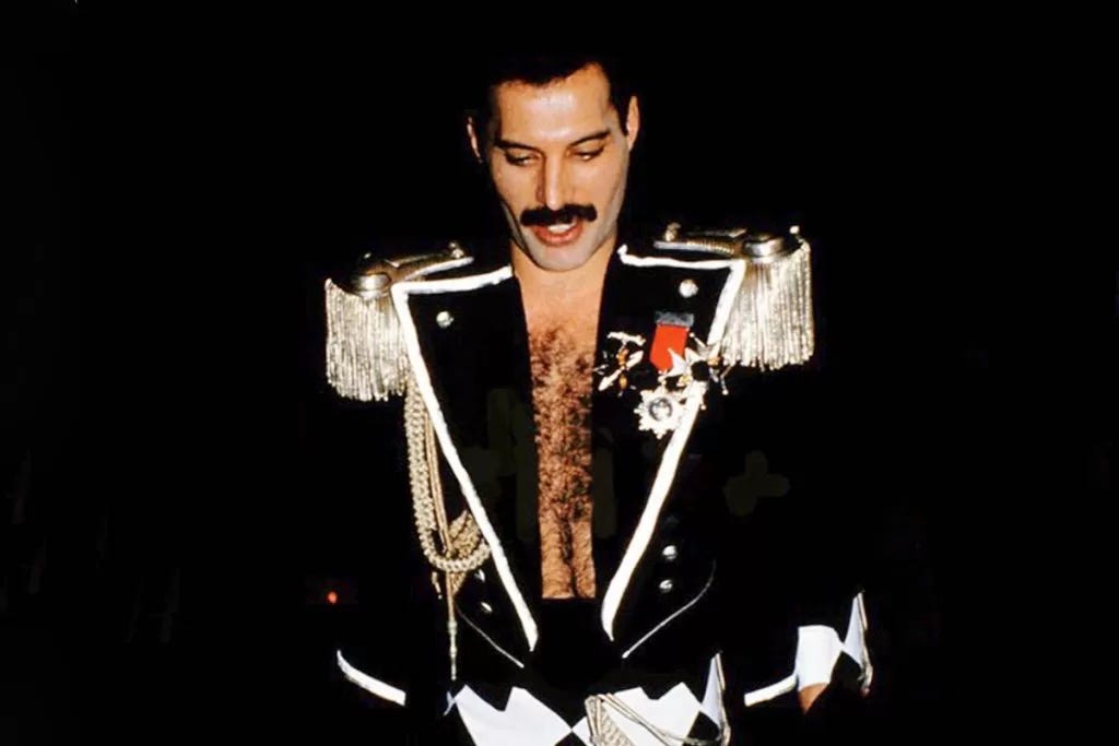 Freddie Mercury on his birthday night