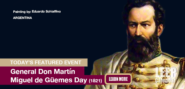 Portrait of General don Martín Miguel de Güemes by artist Eduardo Schiaffino.