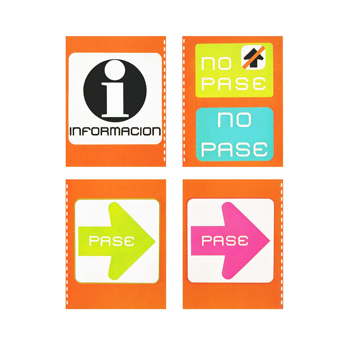 Pedro Ramírez Vázquez, Lance Wyman, Arturo Quiñones and Francisco Gallardo's logo and visual identity for Mexico City Metro. 