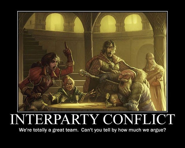 Interparty Conflict and Why it's Important in D&D