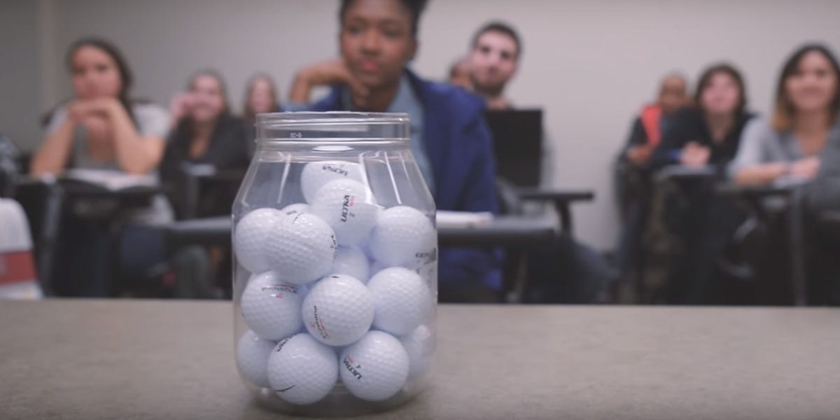 This mayo jar full of golf balls might give your life new meaning (VIDEO)