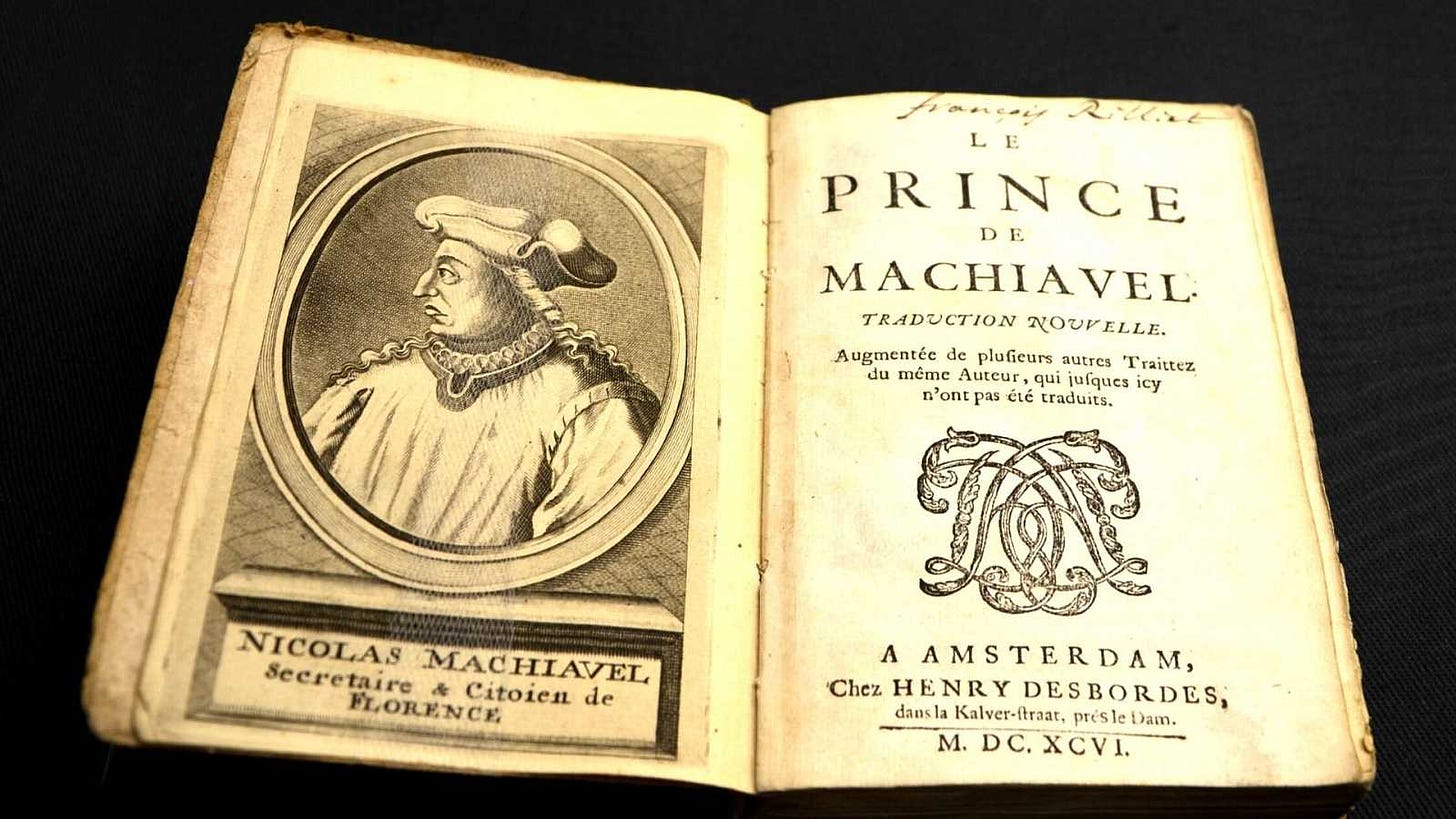 El desprecio del que surgió 'El príncipe' de Maquiavelo