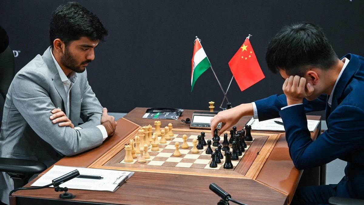 World Chess Championship 2024: Gukesh loses to reigning champion Ding Liren  in first round - Sportstar