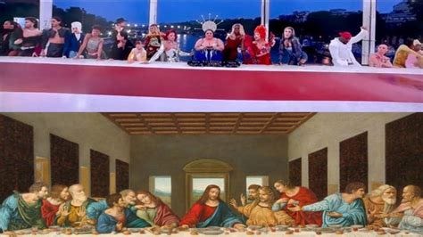 Drag Queen Parody Of The Last Supper At Olympics Opening Ceremony ...