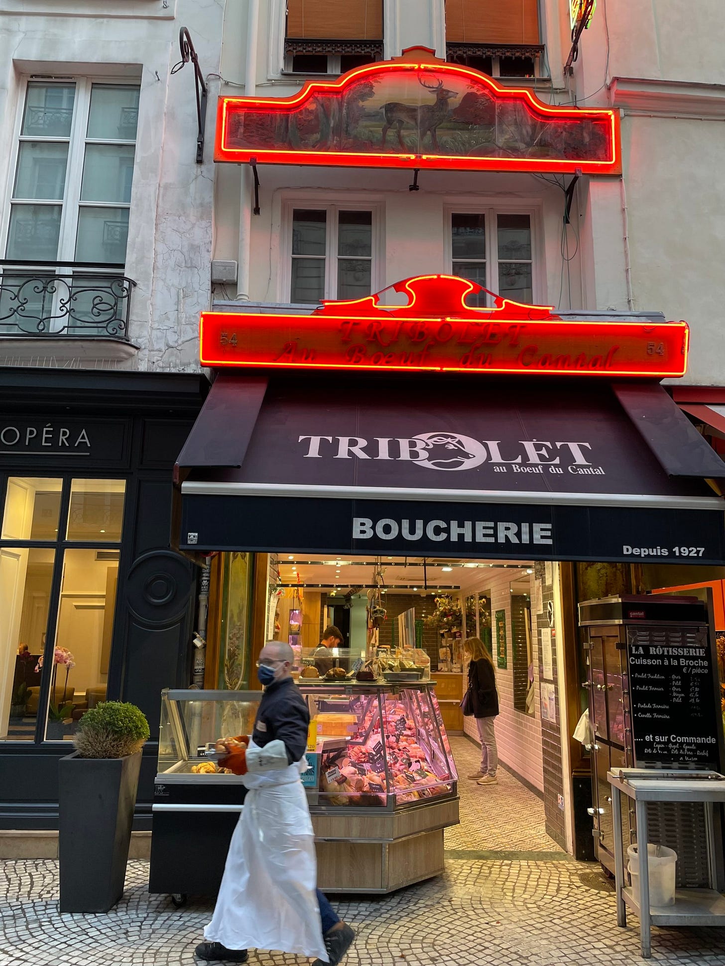 Alain Tribolet « Au Bœuf du Cantal », boucherie Paris 2e - les jolies  viandes d'Alain Tribolet | Le blog de Gilles Pudlowski - Les Pieds dans le  Plat