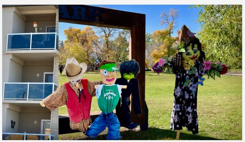 Scarecrow displays