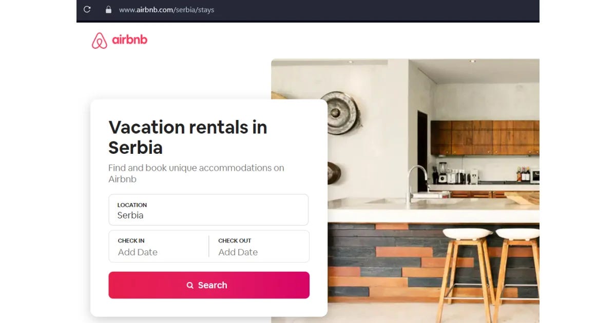 Airbnb Programmatic SEO example