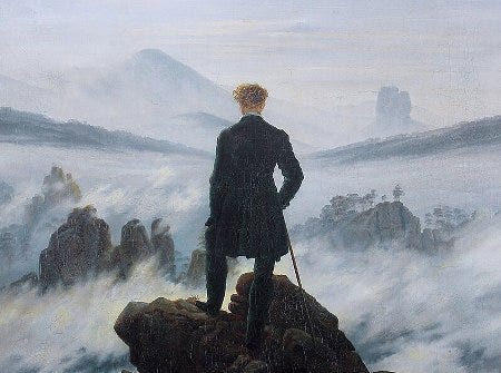 Le Voyageur contemplant une mer de nuages, le tableau le plus romantique de l'histoire Le Voyageur contemplant une mer de nuages, le tableau le plus romantique de l'histoire