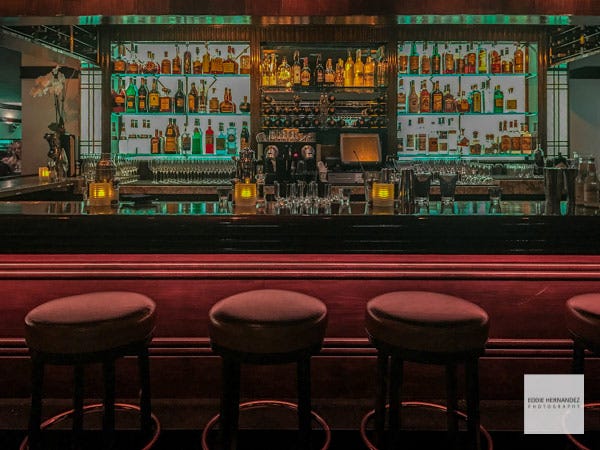 Osso Steakhouse, Bar Seating Interior - Nob Hill, San Francisco