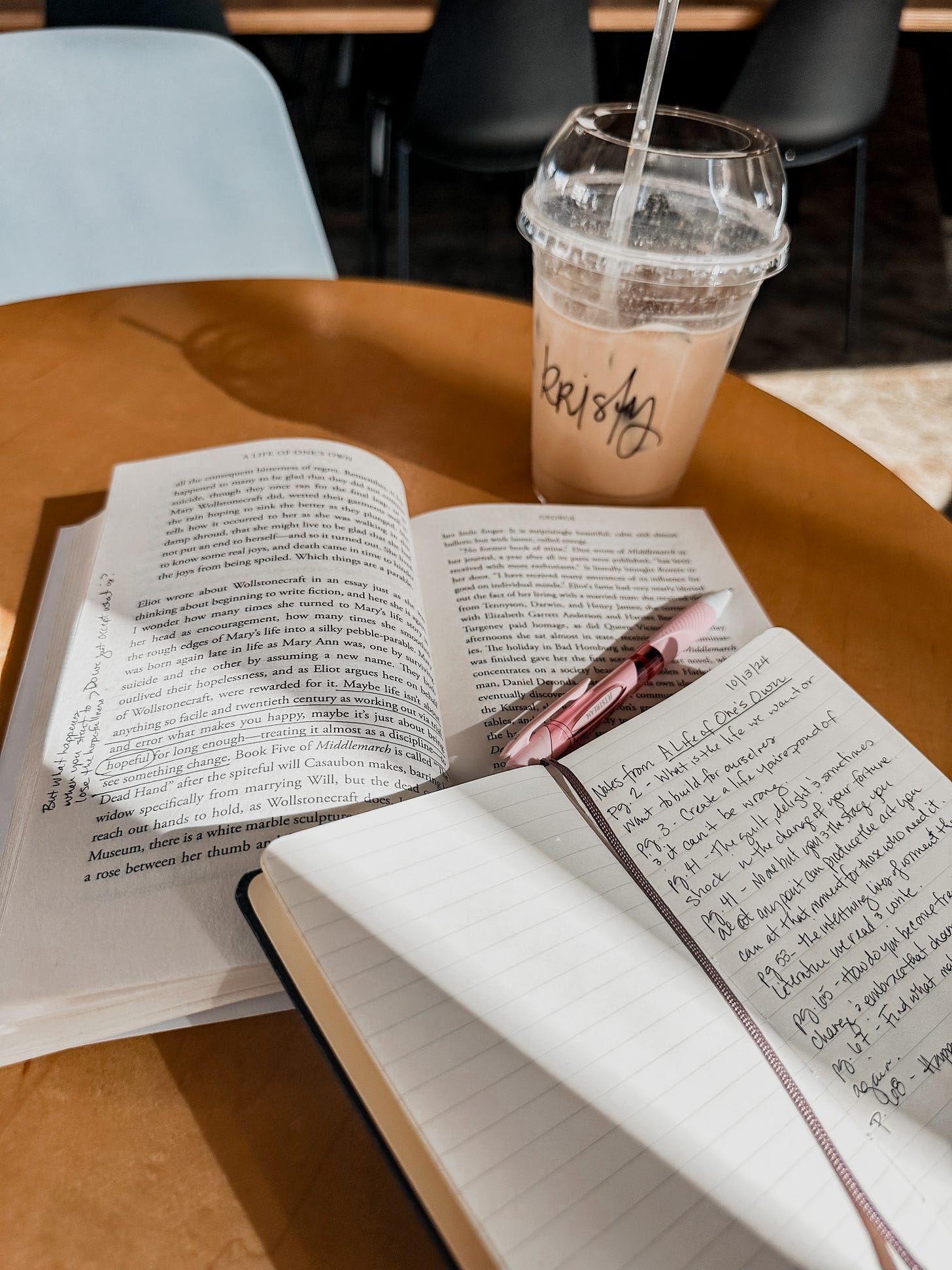 Writing Notes in the Margins… by Kristy Sherrod