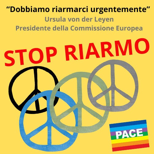 Europa no al riarmo