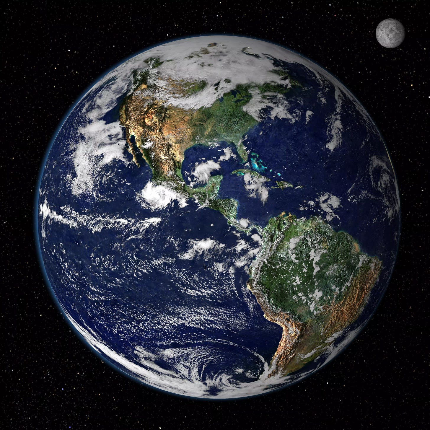The Earth seen from space, NASA