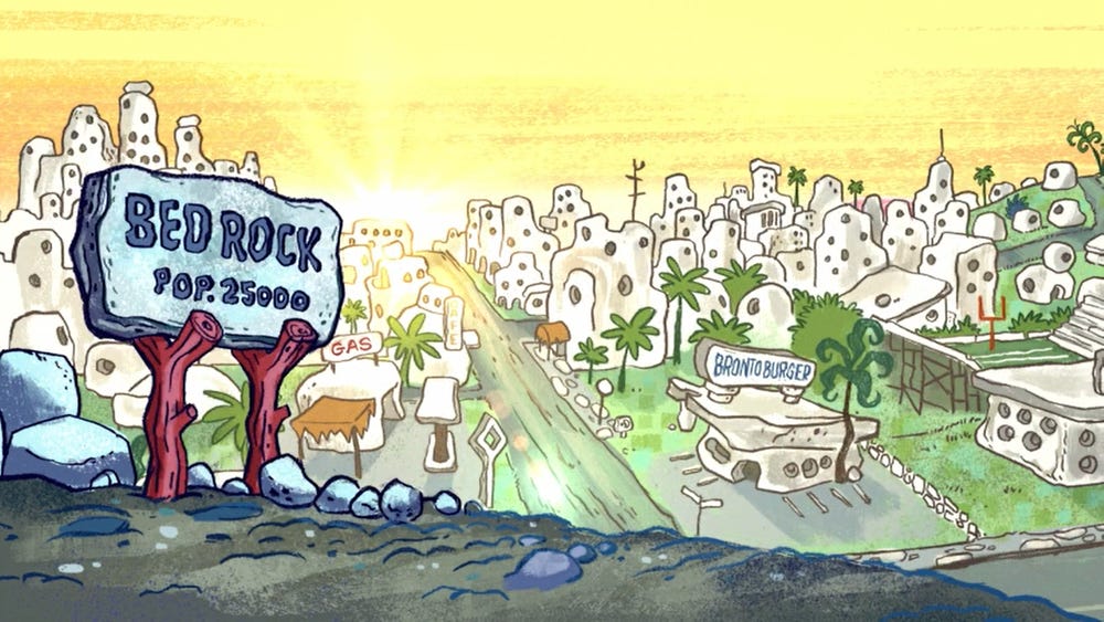 Bedrock (location) | The Flintstones | Fandom