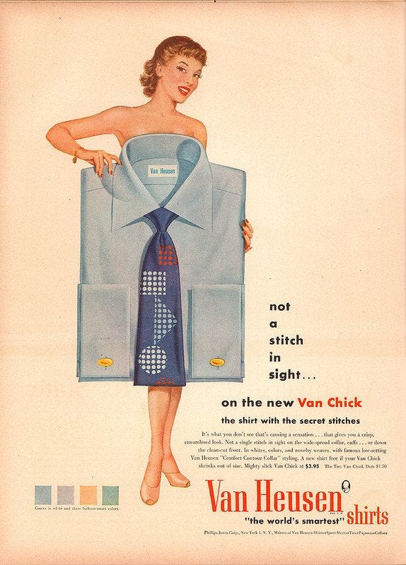 1950 Van Heusen Shirt Advertisement Life Magazine October 16 1950