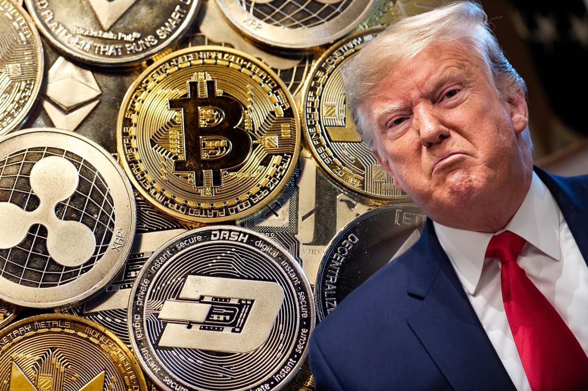 Donald Trump is not a 'big fan' of cryptocurrencies