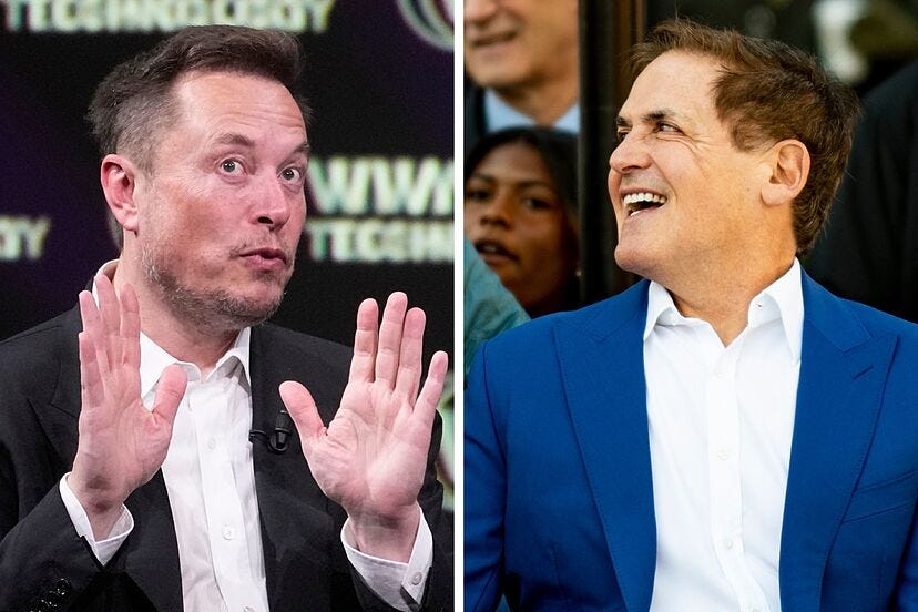 Mark Cuban goes from offending Elon Musk to landing Tesla as potential  client | Marca