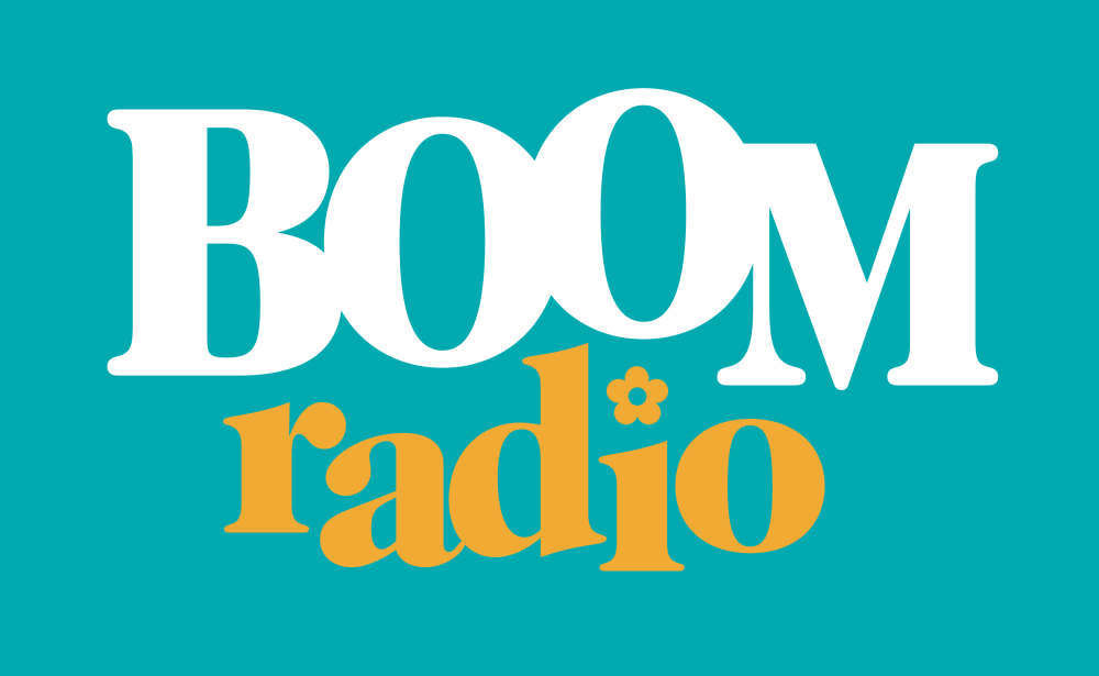 The logo of Boom Radio.