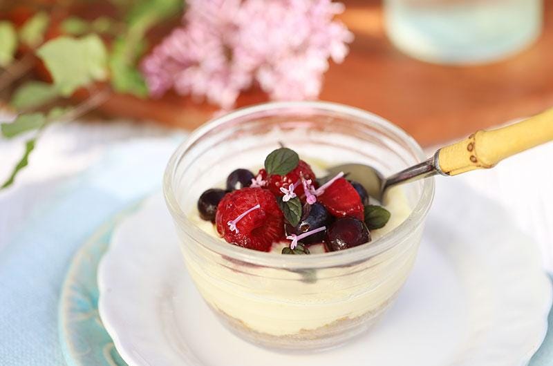 Vanilla Cheesecake Puddings by Abby Dodge, Cook the Vineyard